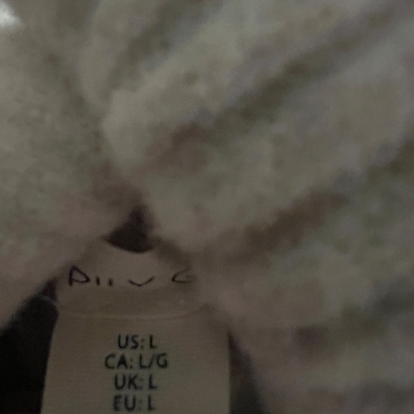 Happily Grey heart sweater NWOT - Picture 2 of 3